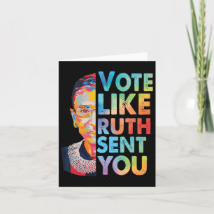 Tarjeta Vota Como Ruth Te Envió Pegatina