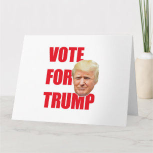Tarjeta Vota por Trump