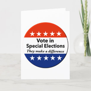 Tarjeta Votar elecciones especiales