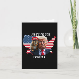 Tarjeta Votar por Trump por la ardilla 4