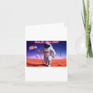 Tarjeta Votar por Vibes 4 Pegatina