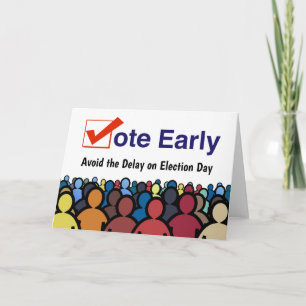 Tarjeta Votar temprano