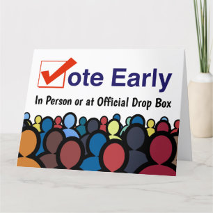 Tarjeta Votar Temprano en Persona 2026