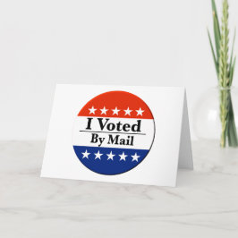 Tarjeta Voté por correo