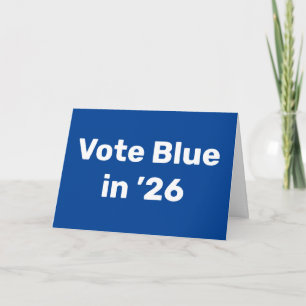Tarjeta Voto azul en 2026