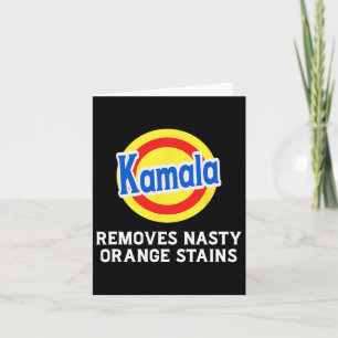 Tarjeta Voto: Kamala retira al desagradable Naranja Stains