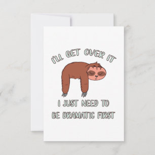 Tarjeta Voy a superar a Sloth