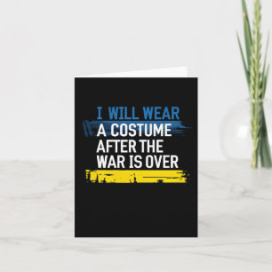 Tarjeta Voy A Usar Un Vestido Después De Que La Guerra Se 