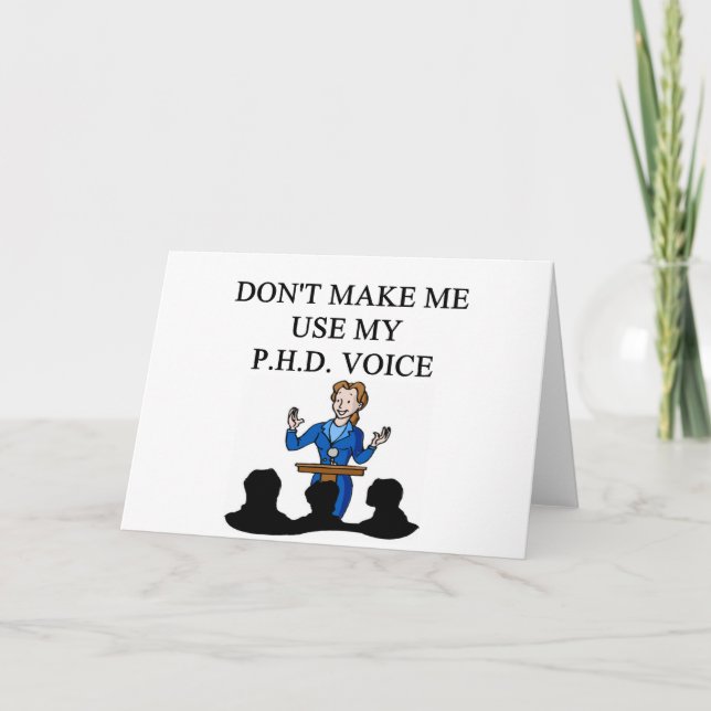 Tarjeta Voz de PHD (Anverso)