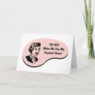 Tarjeta Voz Feminista