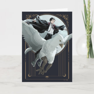 Tarjeta Vuelo Anime HARRY POTTER™ con Buckbeak