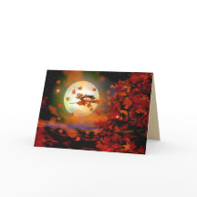 Vuelo de la bruja de Halloween