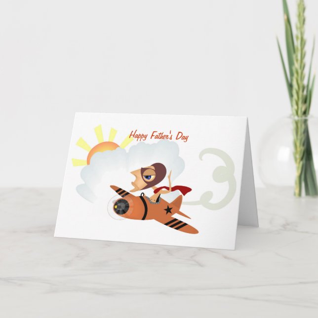 Tarjeta Vuelo del Día del Padre (Anverso)