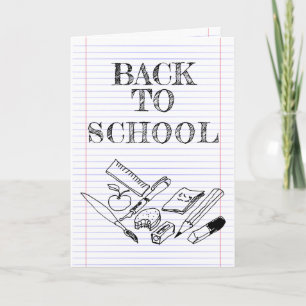 Tarjeta Vuelta al cole