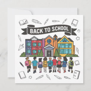 Tarjeta vuelta al colegio