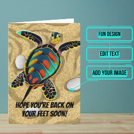 Tarjeta Vuelvan A Sus Pies Pronto Se Pondrán Bien