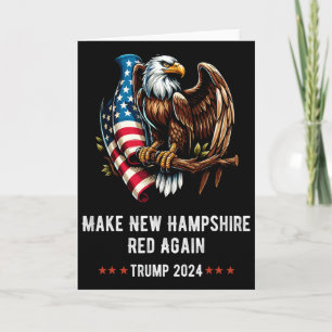 Tarjeta Vuelve a hacer águila republicana de New Hampshire