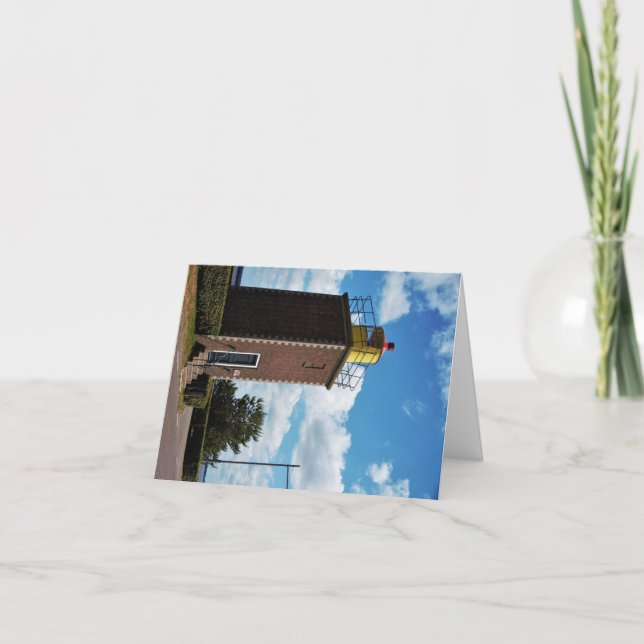 Tarjeta Vuurtoren voor scheepvaart in Willemstad Nederland (Anverso)