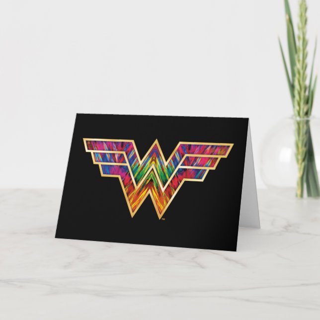 Tarjeta W84 | Logo de Wonwoman Kaleidoscope (Anverso)