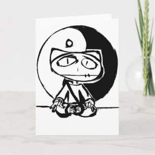 Tarjeta "W Meditating Yin Yang de Stitchlip" por Levi G.