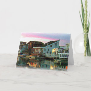 Tarjeta W. Puerto deportivo de las kappas, Sausalito 2007