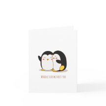 Waddle que hago sin ti Penguin Valentine