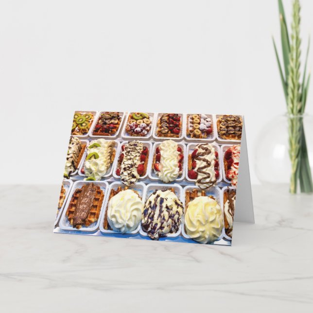 Tarjeta Waffle belga (Anverso)