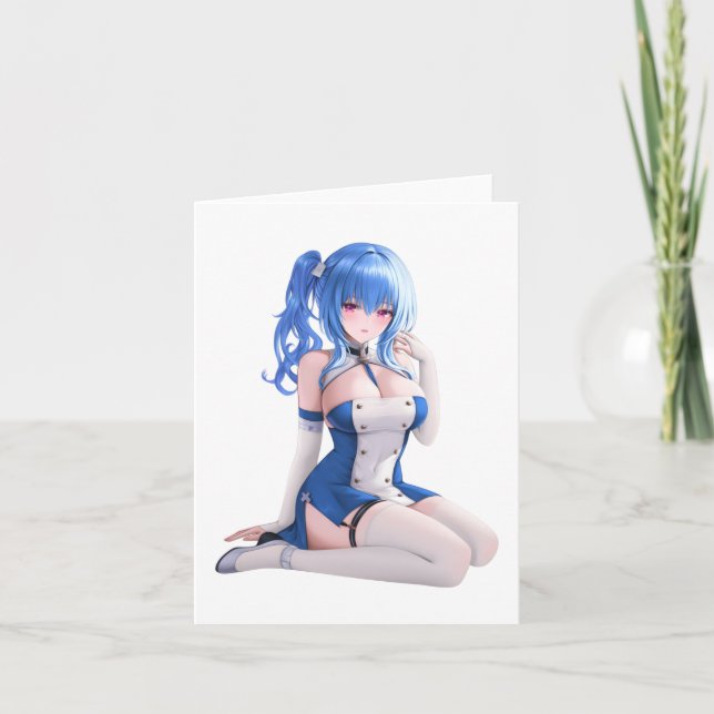 Tarjeta Waifu St. Louis Pegatina (Anverso)