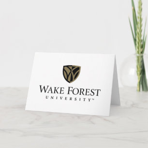Tarjeta Wake Forest University Wordmark