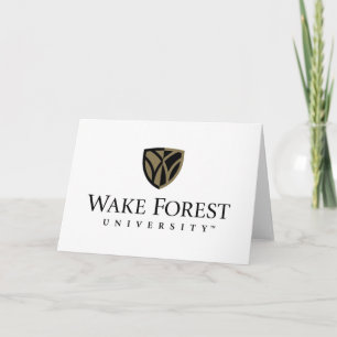 Tarjeta Wake Forest University Wordmark