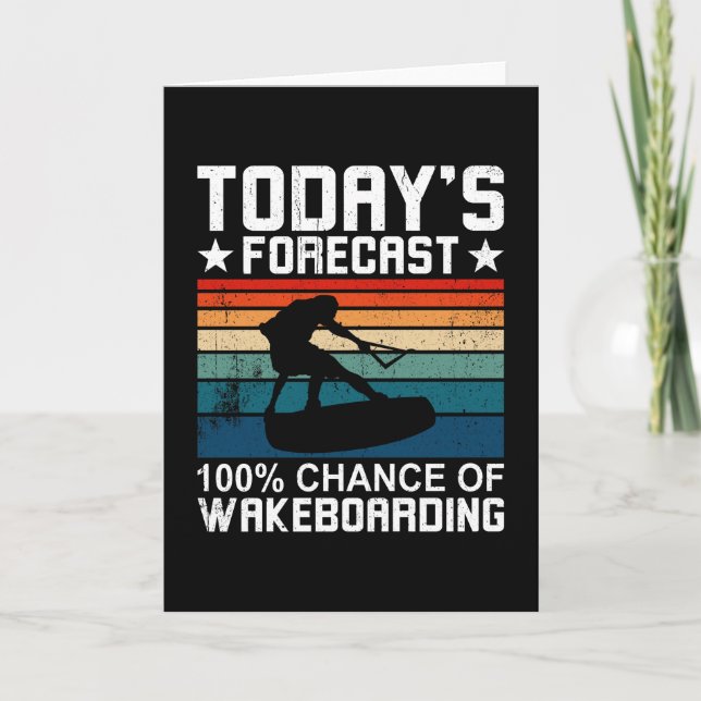 Tarjeta Wakeboard and Wakeboarding Forecast (Anverso)