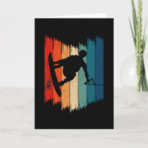 Tarjeta Wakeboard Vintage