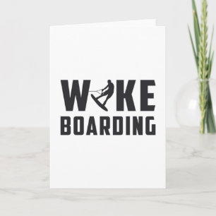 Tarjeta Wakeboard Wakeboarder Wakeboard Lovers Regalo