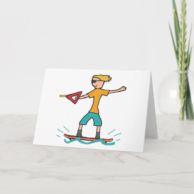 Tarjeta Wakeboarding (Anverso)