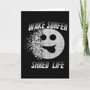 Tarjeta Wakesurfer Wake Surf Esquí Acuático Lago Deporte S