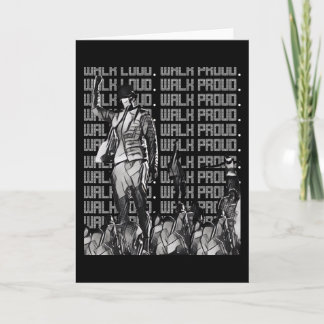 Tarjeta Walk Loud Walk Proud