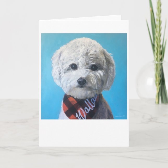 Tarjeta "Wallace" por Trina Chow (Anverso)