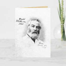 Tarjeta Walt Whitman en Washington D.C. Age 46