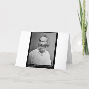 Tarjeta Walt Whitman Joy With You Love Cita Mugs Tees etc