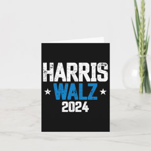 Tarjeta Walz 2024 No vamos a regresar Kamala Harris Vp Wa