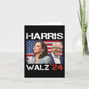 Tarjeta WAlzheimer 2024 Presidente Elección Kamala Harris 