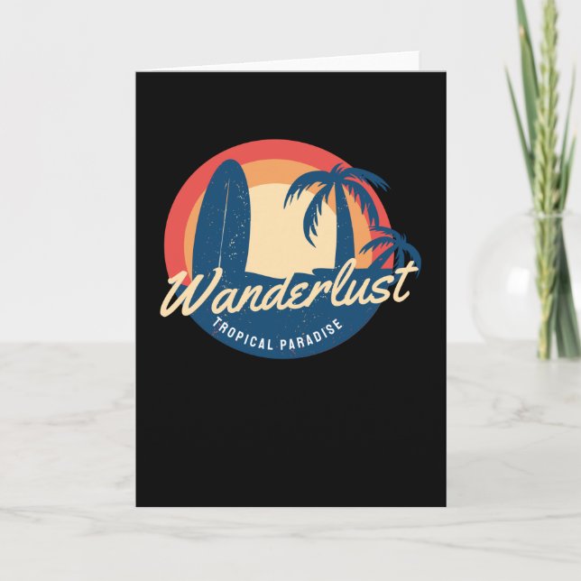 Tarjeta Wanderlust (Anverso)