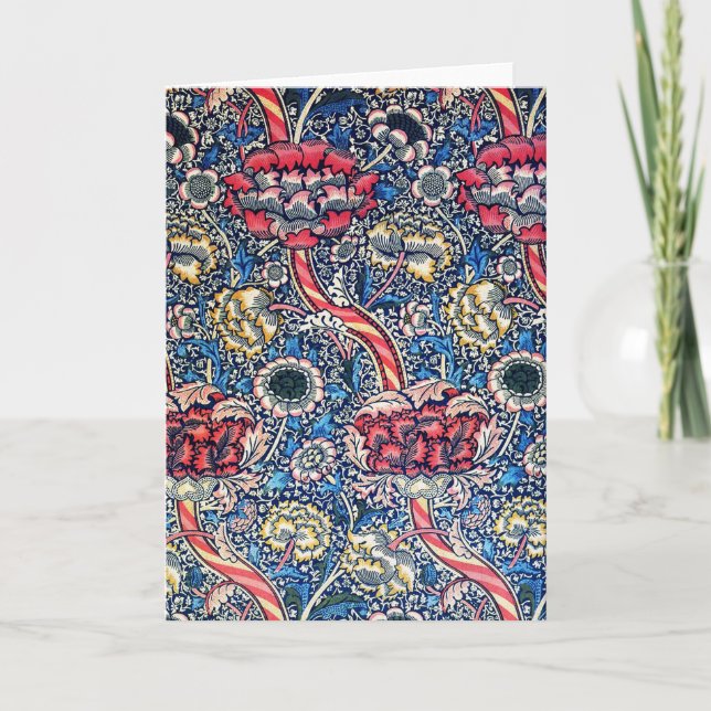 Tarjeta Wandle, William Morris (Anverso)