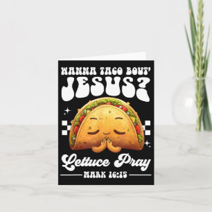 Tarjeta Wanna Taco sobre Jesus Cinco De Mayo Mujeres Hombr