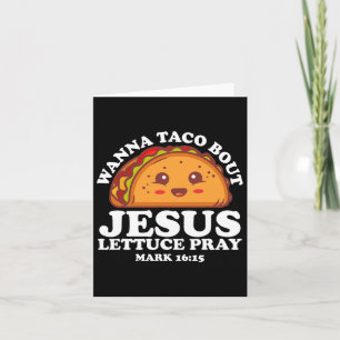 Tarjeta Wanna Taco sobre Jesus Cinco De Mayo Mujeres Hombr