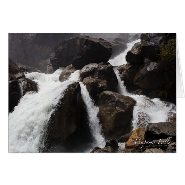 Tarjeta Wapama Falls (Anverso (Horizontal))