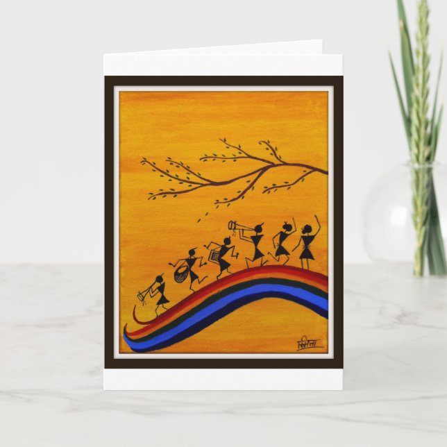 Tarjeta warli (Anverso)