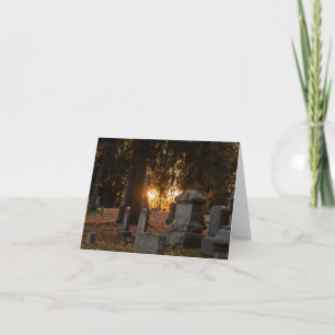 Tarjeta Warm Sunset