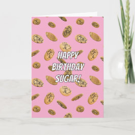 Tarjeta Warm Wishes Chocolate Chip Cookie Birthday Card