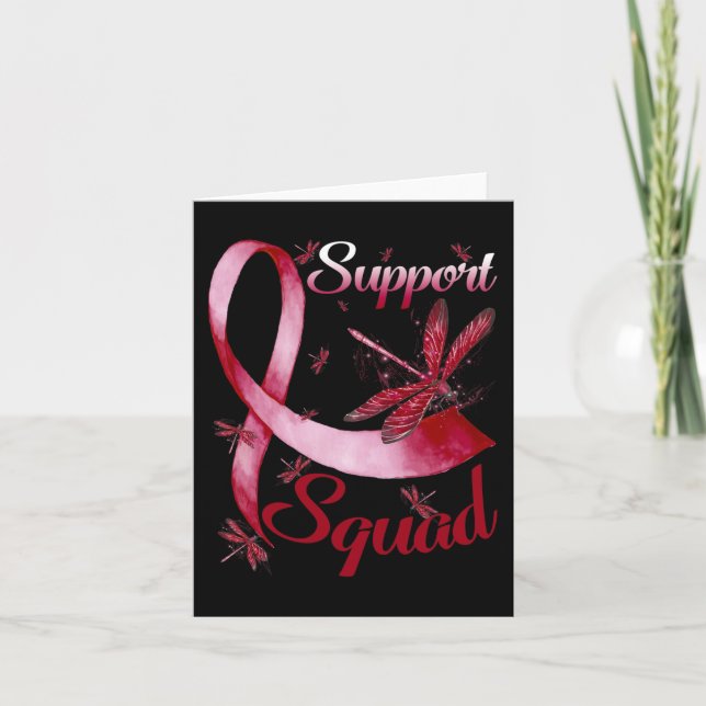 Tarjeta Warrier Support Squad Dragonfly Aneurysm Awa (Anverso)